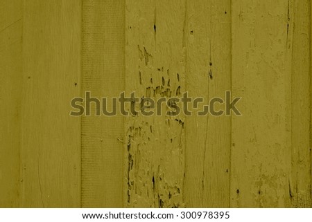 yellow painted wood plank background