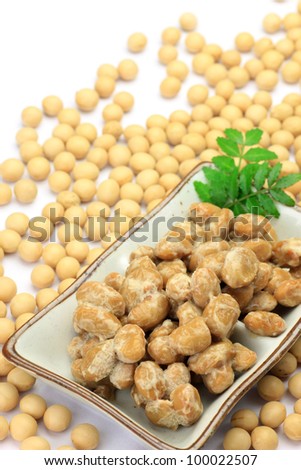 The natto is a processed food of the soybeans.