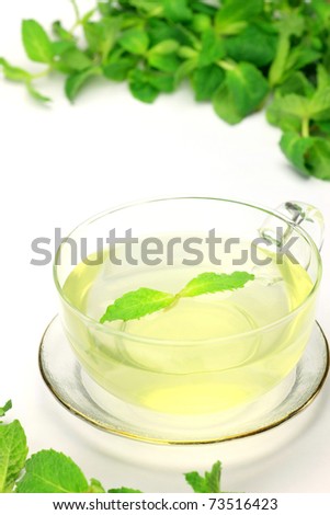 mint and herb tea