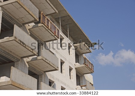Building site for low-rise apartment block