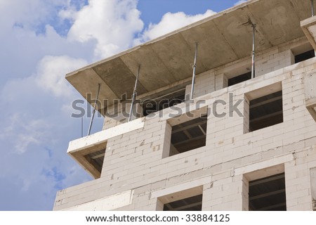 Building site for low-rise apartment block