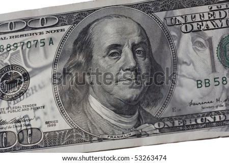 hundred dollar bill. hundred dollar bill-