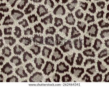 Leopard seamless fur skin leather natural texture pattern background.
