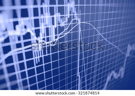 Stock exchange graph screen profit goal funds index exchange risk money chart trade statistics plan technology banking city increase figures report accounting capital forecast number price data