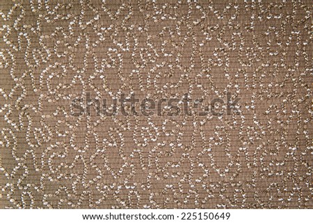 Nice pattern of brown fabric use for wallpaper