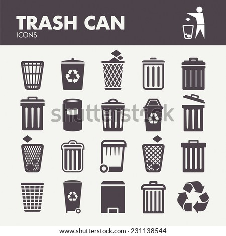 Trash Can Vector Free