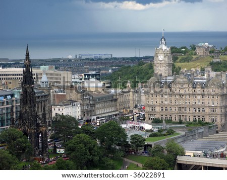 Edinburgh Aerial View