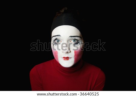 Sad Mime Face