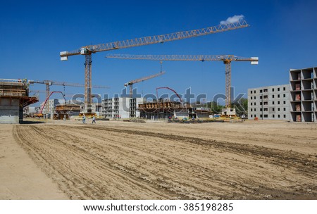 Work on the construction site