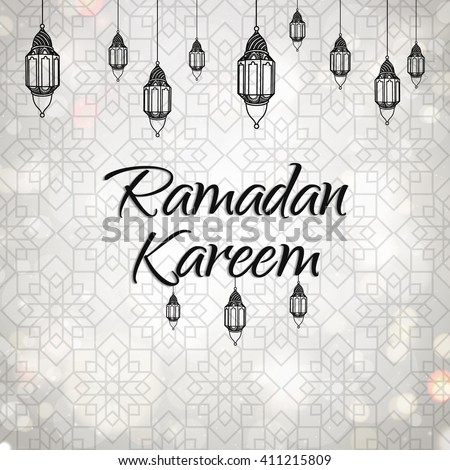 Ramadan Kareem Arabic calligraphy, Ramadan Kareem beautiful greeting card with arabic calligraphy, template for menu, invitation, poster, banner, card for the celebration of Muslim community festival