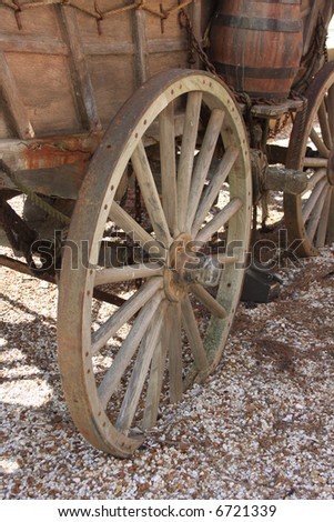 Covered Wagon Wheel
