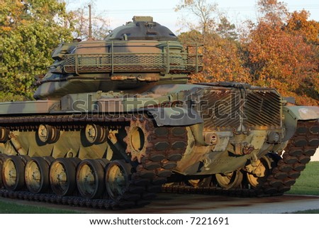 Army Tank Back