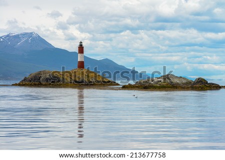 World end lighthouse, Beagle Channel, Tierra del Fuego