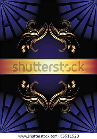 Background with ornament. These are raster versions of a vector which can be found in a portfolio.