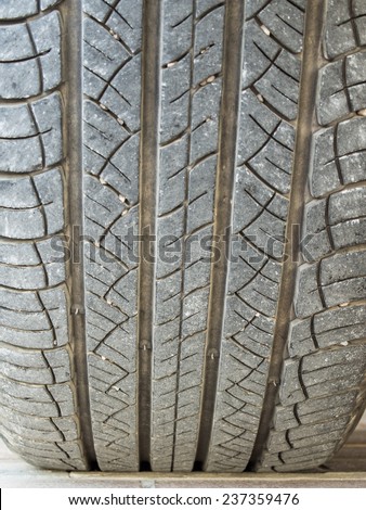 Dusty tire texture