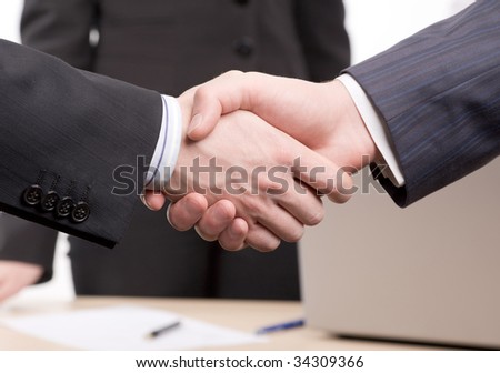 Focus is on  joining hands