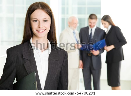 Business woman in an office environment