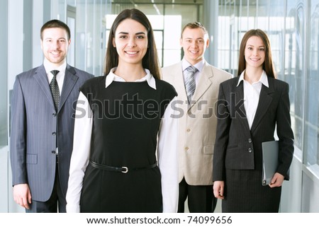 Business people in an office environment
