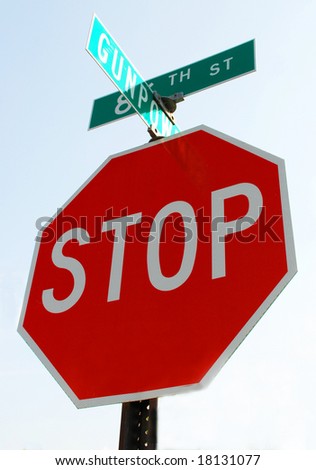 stop sign,street sign