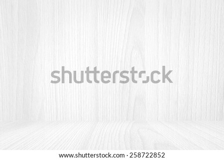 White wood texture background with white wooden floor
