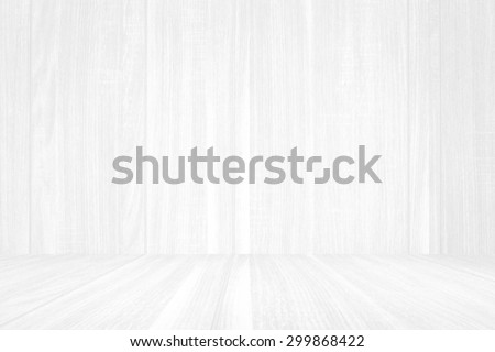 White wood texture with wood floor