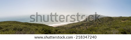 Coastline along Pacific Coast Highway (PCH. Highway 1) at Point Mugu State Park, California