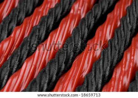 red and black licorice