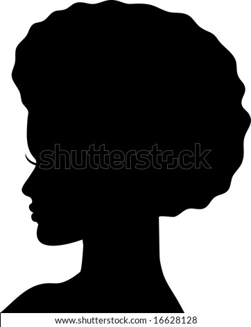 Afro Man Silhouette