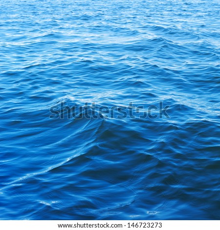 Ocean water surface texture. Deep sea waves