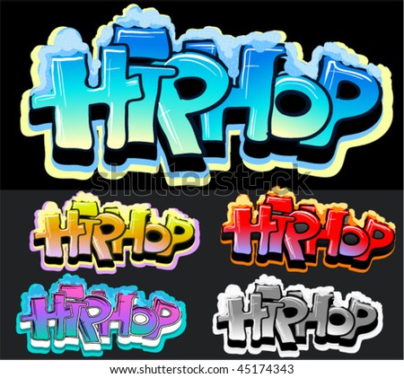 Graffiti Backgrounds on Stock Vector Graffiti Vector Background 45174343 Jpg