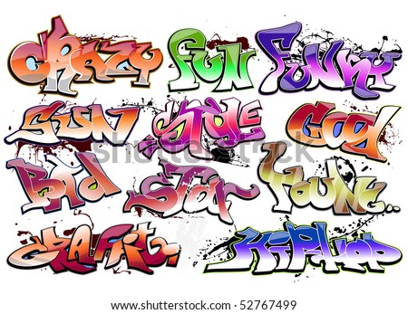 Graffiti Schrift Hip Hop Alphabet FotoGalerie 