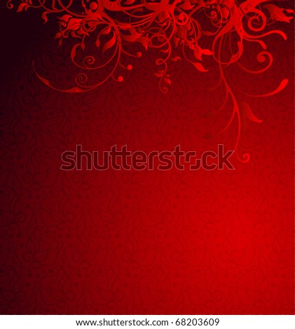 stock vector red background for valentine's day or wedding design