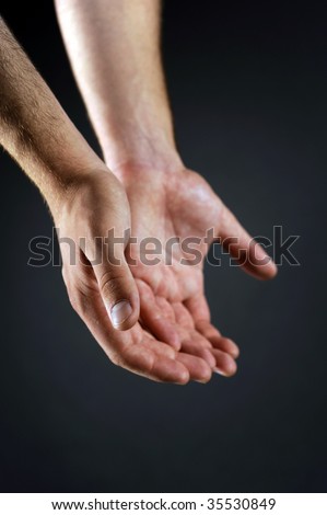 Offering hands