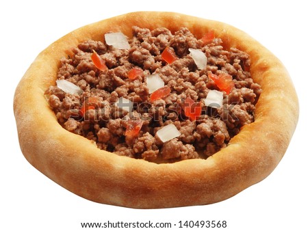 arabic food Esfiha mini pizza with meat arabic food Esfiha mini pizza with meat