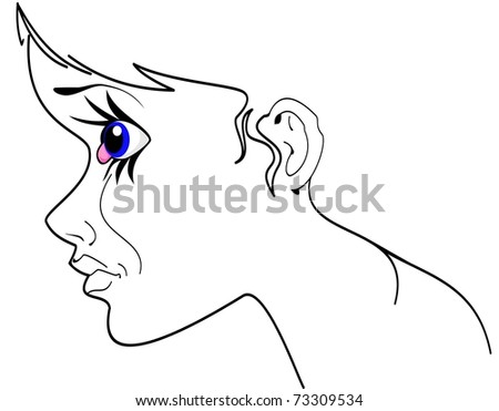 Face Profile Cartoon