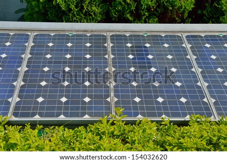 Solar cells were installed on the home