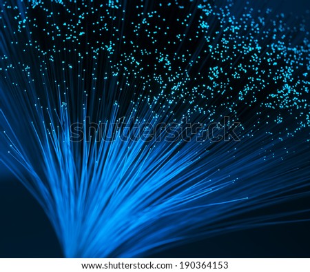 Abstract Internet technology fiber optic background