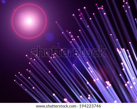 fiber optic background