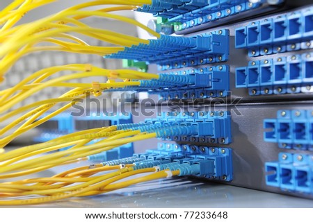 internet network server room