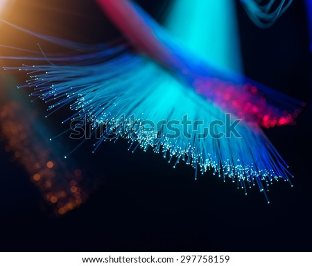 multicolor fiber optics