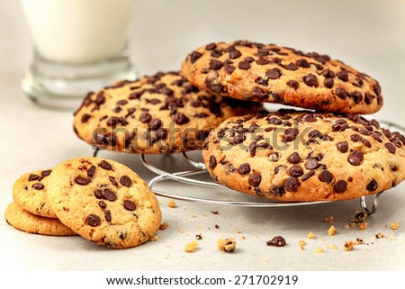 Cookies :An delicious cookies chocolate chip  Location:at Rawan Cake in Amman Jordan