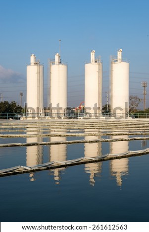 Tank in Water Treatment plant