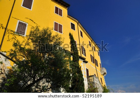 The Italian villa castle of Duino head quarters of the united world college of the adriatic