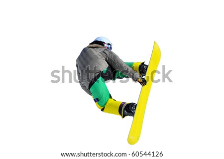 yellow snowboard