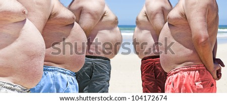 obese fat men