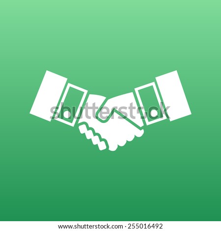Handshake vector icon hake vector meeting  business concept
