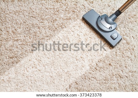 Cleaning carpet hoover