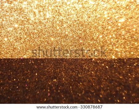 Black and Gold Glitter Wallpaper
