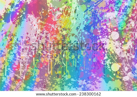 Abstract rainbow  Color Splatter Background