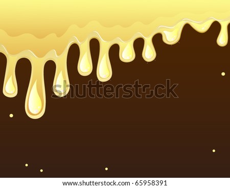 Melted White Chocolate Stock Vector Illustration 65958391 : Shutterstock